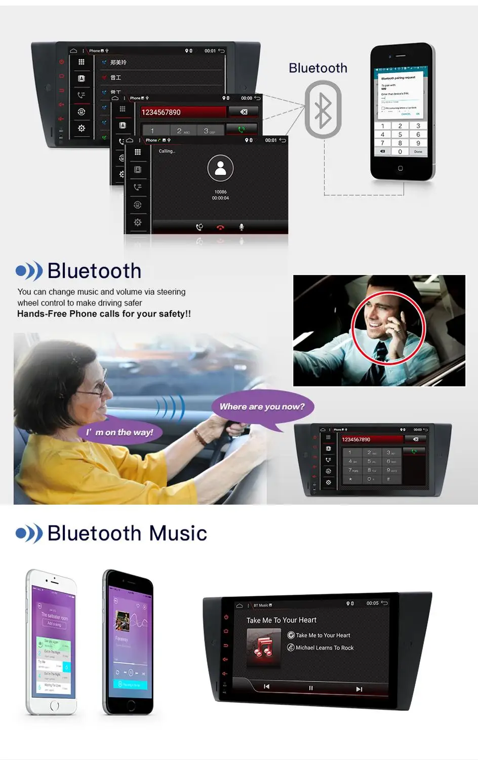 9 дюймовый автомобильный dvd плеер на Android 10 для BMW 3 серии E90 E91 E92 E93 2006 2012 GPS навигатор