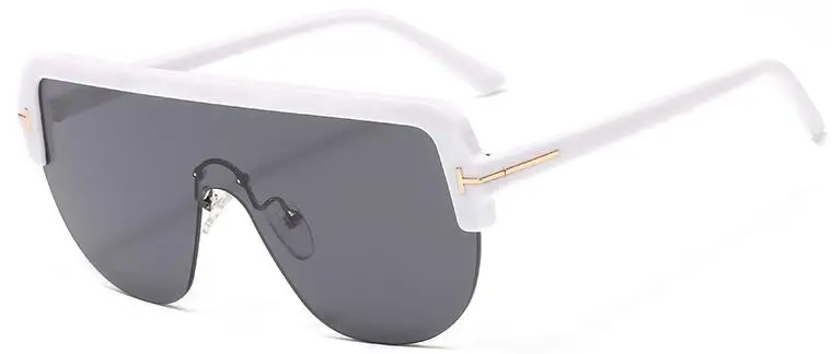 C3 white gray Темные Гавана щит пластиковые солнцезащитные очки для женщин и мужчин модные роскошные дизайнерские коричневые солнцезащитные очки для женщин прямоугольные Оттенки UV400 - Цвет линз: C3 white gray