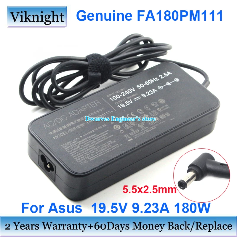 Оригинальный адаптер питания переменного тока FA180PM111 19 5 в 9.23A 180 Вт для Asus ROG GAMING