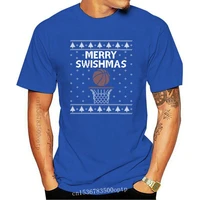 new merry swishmas christmas ugly sweater for basketball fans t shirt sport fans