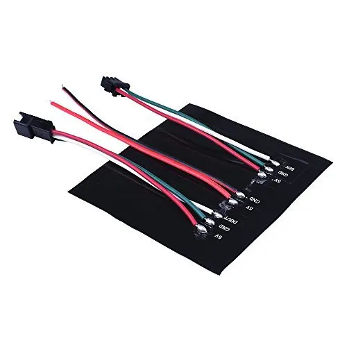 Arduino 8x8 RGB светодиодный гибкий WS2812B 5050 Matrix Dream color индивидуально адресуемый светодиодный программируемый пиксельный дисплей JK477