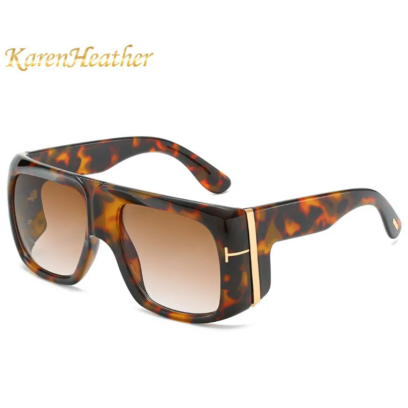 Солнцезащитные очки GINO модные большие с градиентом | Аксессуары для одежды