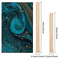 40x60cm wood frame for canvas oil painting factory price picture nature diy frames for diamond painting picture wall art decor