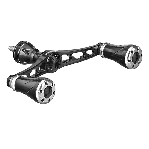 black silver Gomexus CNC силовая ручка для Shimano 1000-3000 спиннинговая катушка как описание - Цвет: black silver