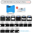 Адаптер для реболлинга центрального процессора со средней рамкой, оловянный шаблон для ремонта материнской платы iPhone