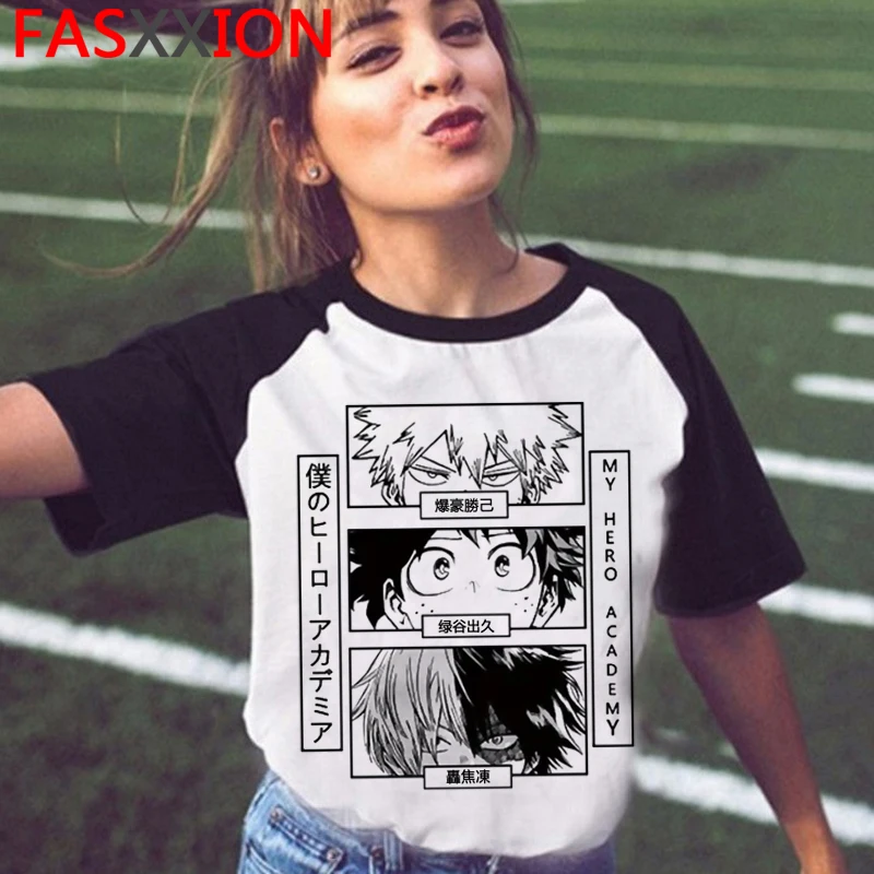 Мужская Винтажная Футболка boku футболка химико Тога с надписью no hero Академия |