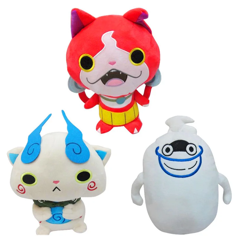 30cm11 &quotАниме Yokai часы Jibanyan Komasan шепот плюшевые животные игрушки куклы для детей Funs