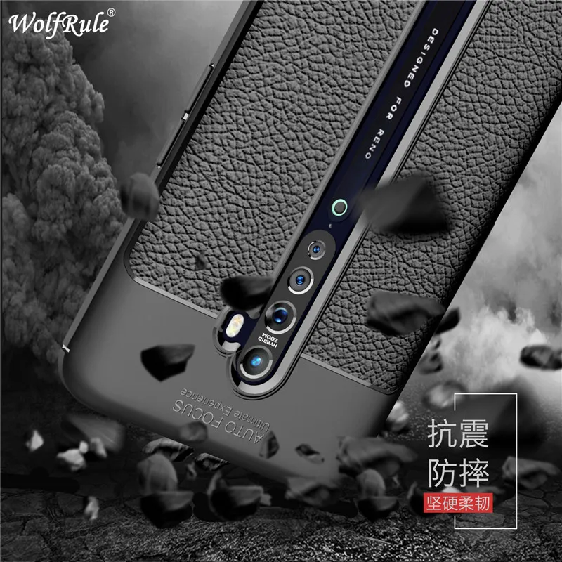 Case For Oppo Reno2 Phone Cover Shockproof Luxury Leather Soft TPU Case For Oppo Reno 2 Case Reno2 Fundas Coque 6.5