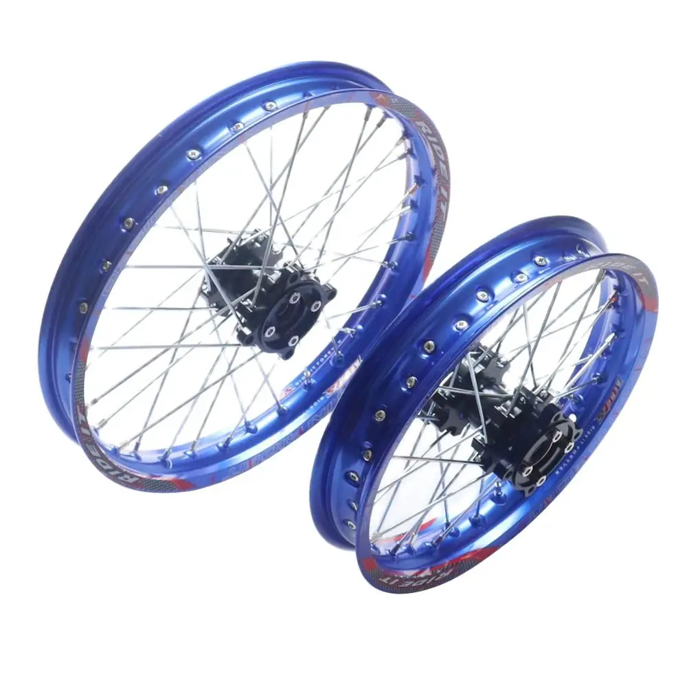 Передний 1 60x17 дюймов задний 85x14 обод колеса из сплава с ЧПУ Hub для KAYO HR 160cc TY150CC 14 17