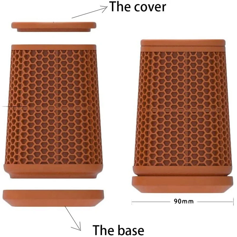Автоматический полив керамический цветочный горшок в форме сот комнатные