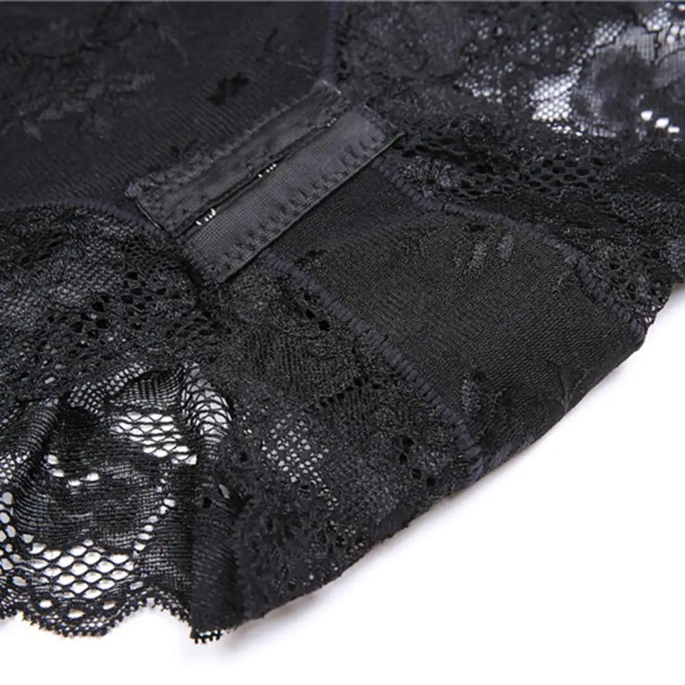 Женский сексуальный многобортный черный корсет для коррекции фигуры