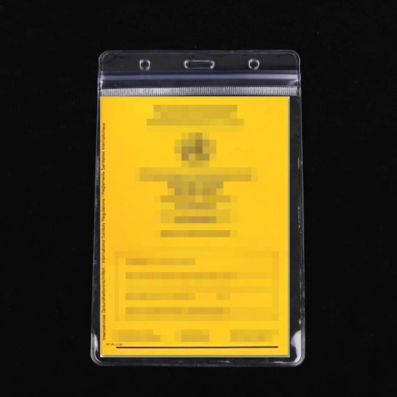 

Card Vaccine Certificate Protective Case Protector Vaccination Certificate Cover