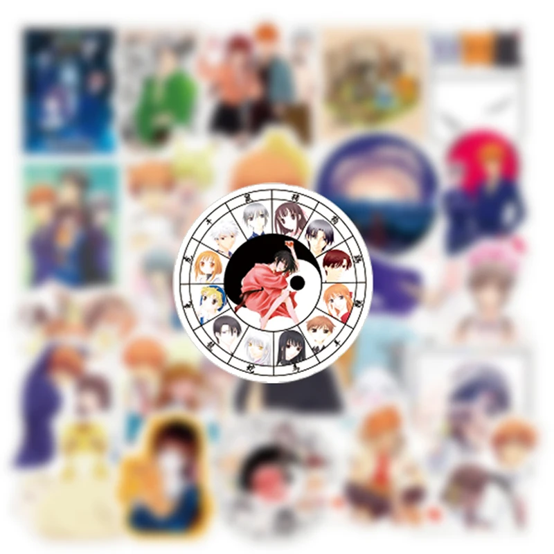 10/25 шт./компл. популярная японская аниме корзина для фруктов наклейки любителей