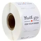 500 штрулон круг спасибо стикер s канцелярские этикетки для печати спасибо за ваш заказ стикер ручной работы для конверта подарочная коробка