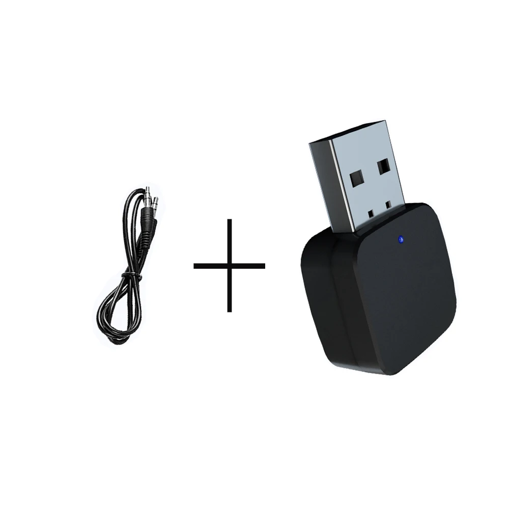 KN324 Black Bluetooth 5,0 аудио передатчик приемник Мини 3,5 мм AUX Стерео Bluetooth передатчик для ТВ ПК беспроводной адаптер для автомобиля с RCA - Цвет: KN324 Black