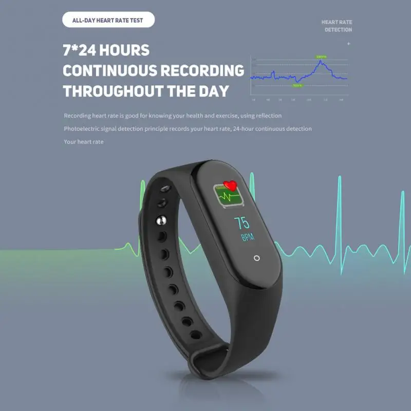 M4 Smart Fitness Tracker часы спортивный браслет ip67 Водонепроницаемый сердечный ритм