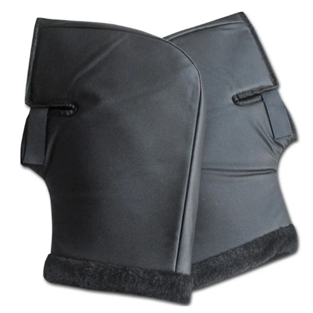 

Motorcycle Handlebar Gloves Winter Leather Waterproof Protective Handlebar Thermal Gloves Large Mouth Cuff