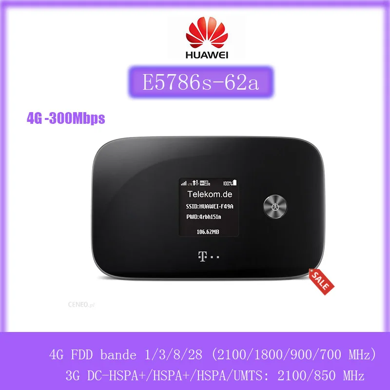 Разблокированный телефон HUAWEI E5786 E5786s 62a 4G LTE Advanced CAT6 300 Мбит/с Pocket plus 2 антенны|unlocked