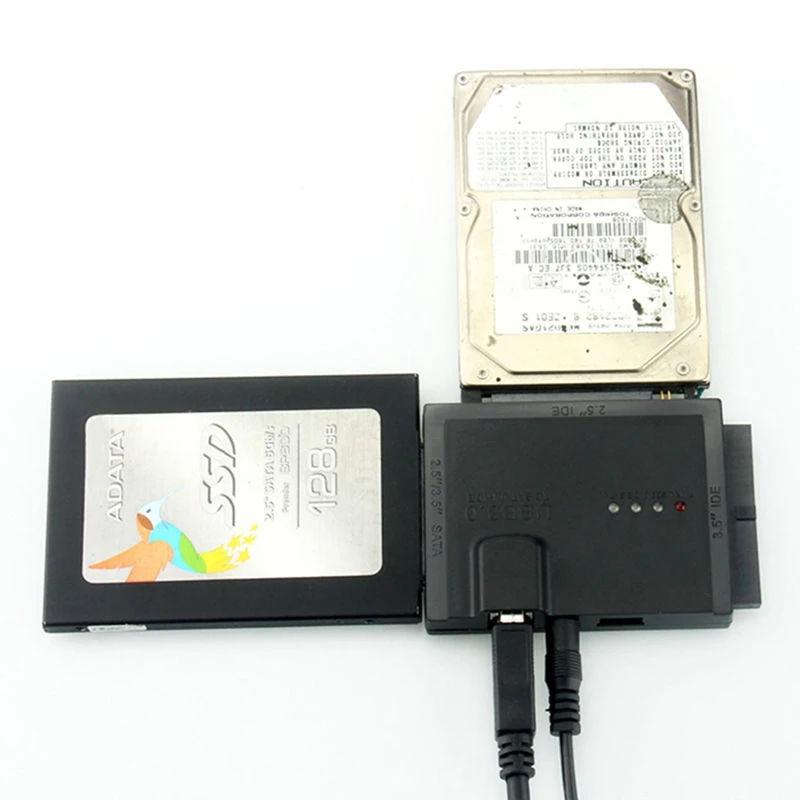 

USB3.0 to SATA IDE Adapter Hard Disk SATA to USB3.0 Data Transfer Converter for 2.5/3.5 HDD SSD Optical Drive