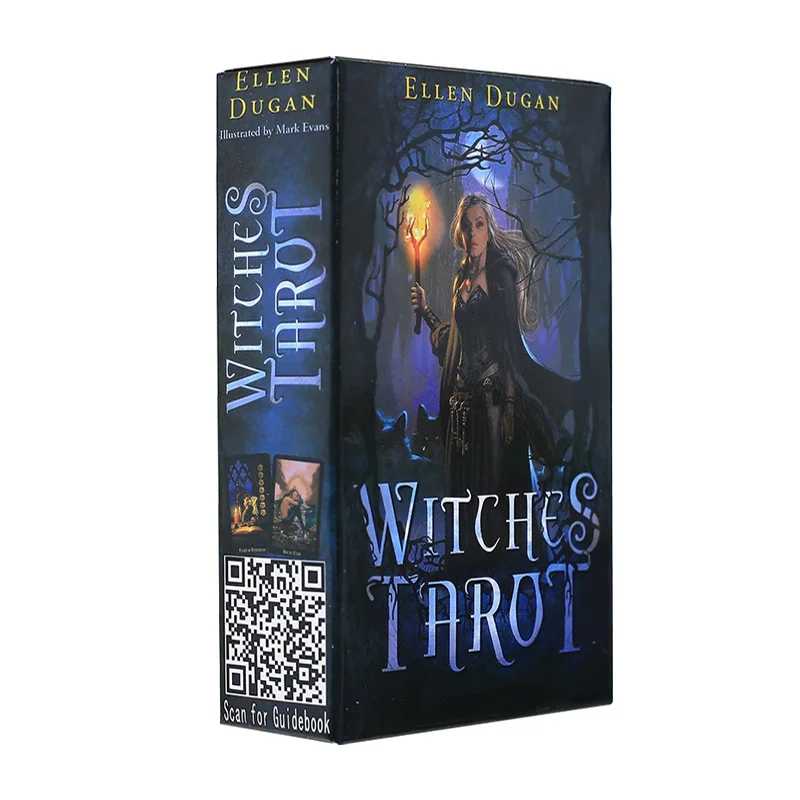 200 стильные карты Таро золотые в стиле оркул Зеленая ведьма универсальные