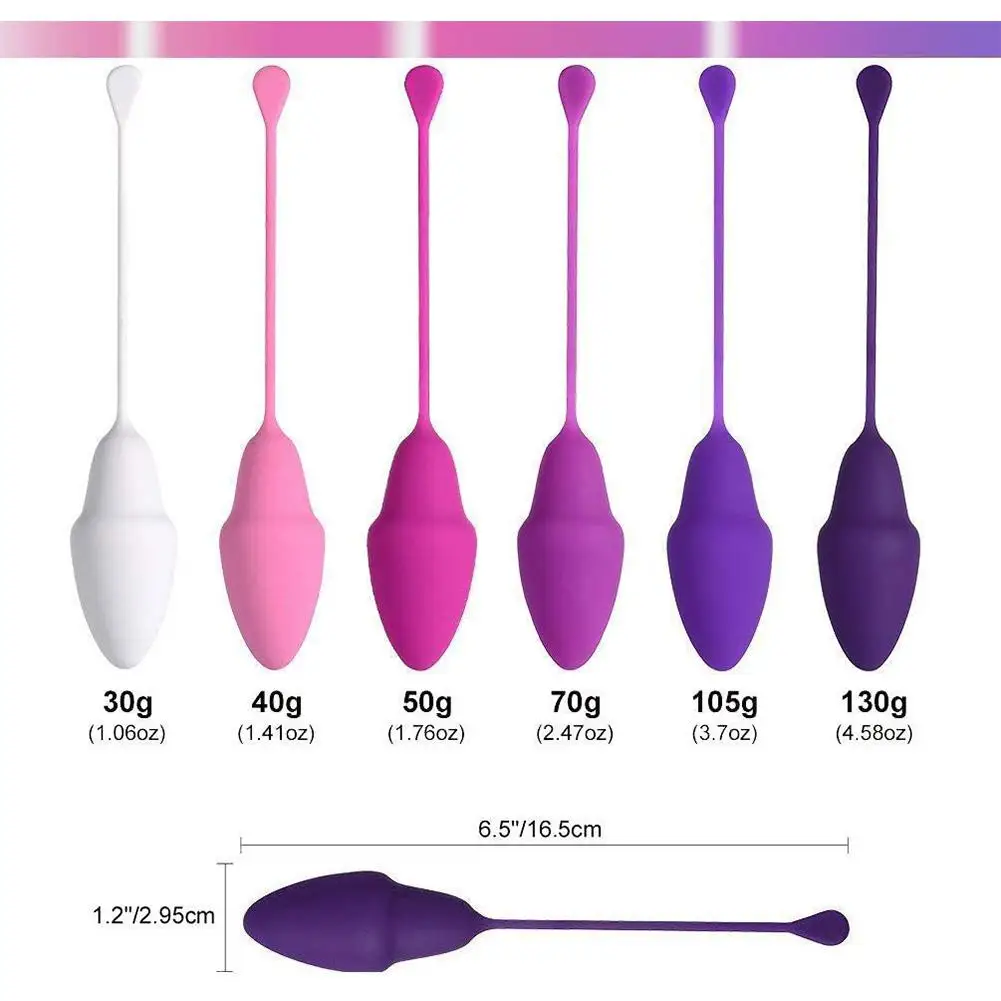 Набор из 6 шариков Movconly для сердечных Кегеля медицинский силикон женщин