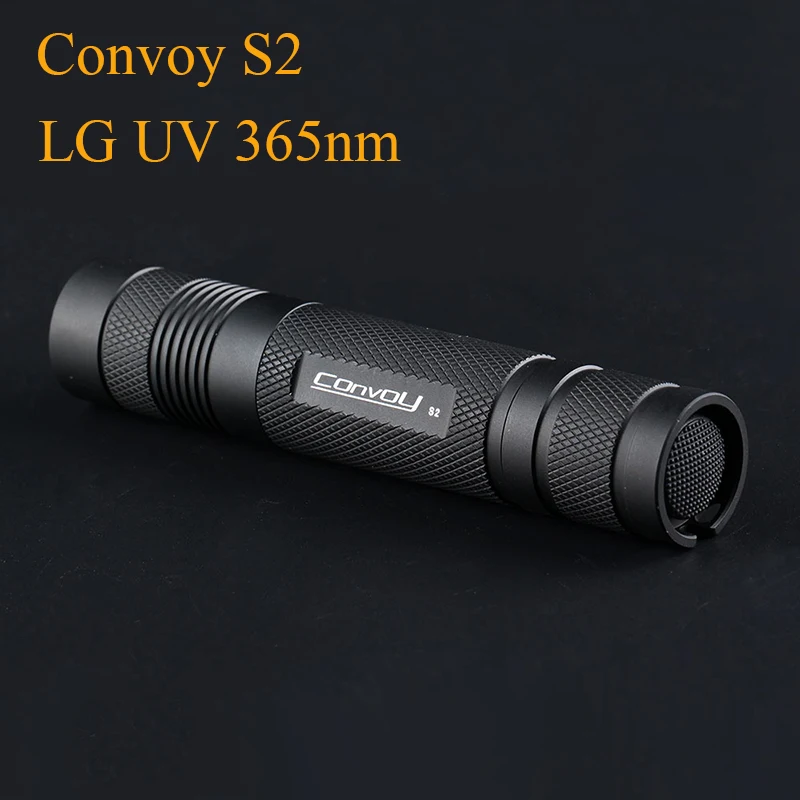 Конвой S2 LG УФ 365nm вспышки светильник EDC фонарь мини Linterna Фонарик светодиодный