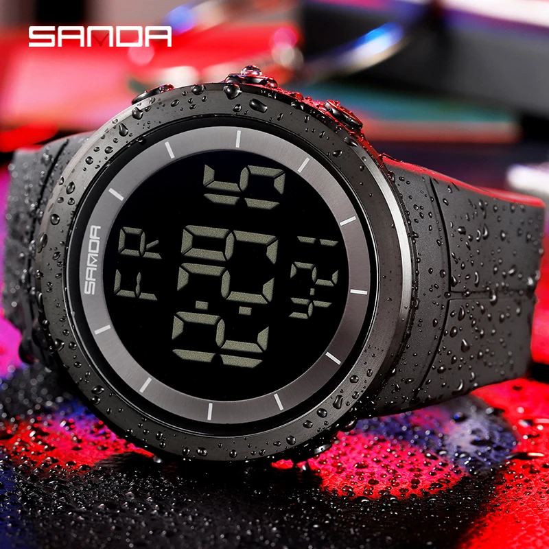 

Shockproof Men's Sports Watch Military Multifunction Digital Watches Waterproof Clock SANDA Top Brand Luxucy relogio masculino