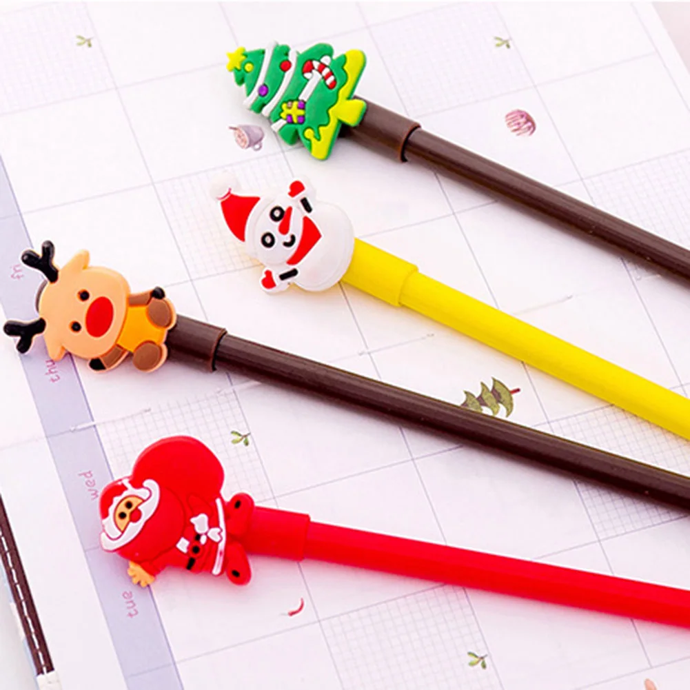 Рождественская елка Санта Снеговик Олень чернила гелевая ручка маркер