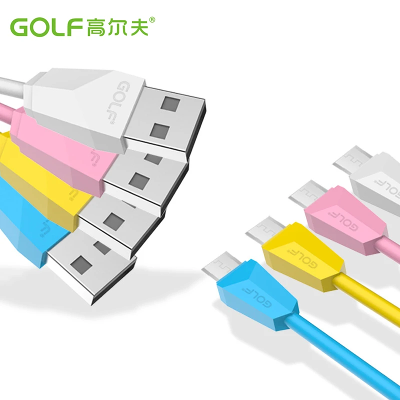 Кабель для зарядки и передачи данных GOLF 1m Android Micro USB Xiaomi 3 4 Redmi Note4X 5A Samsung S3 S4 S6 S7 Edge LG
