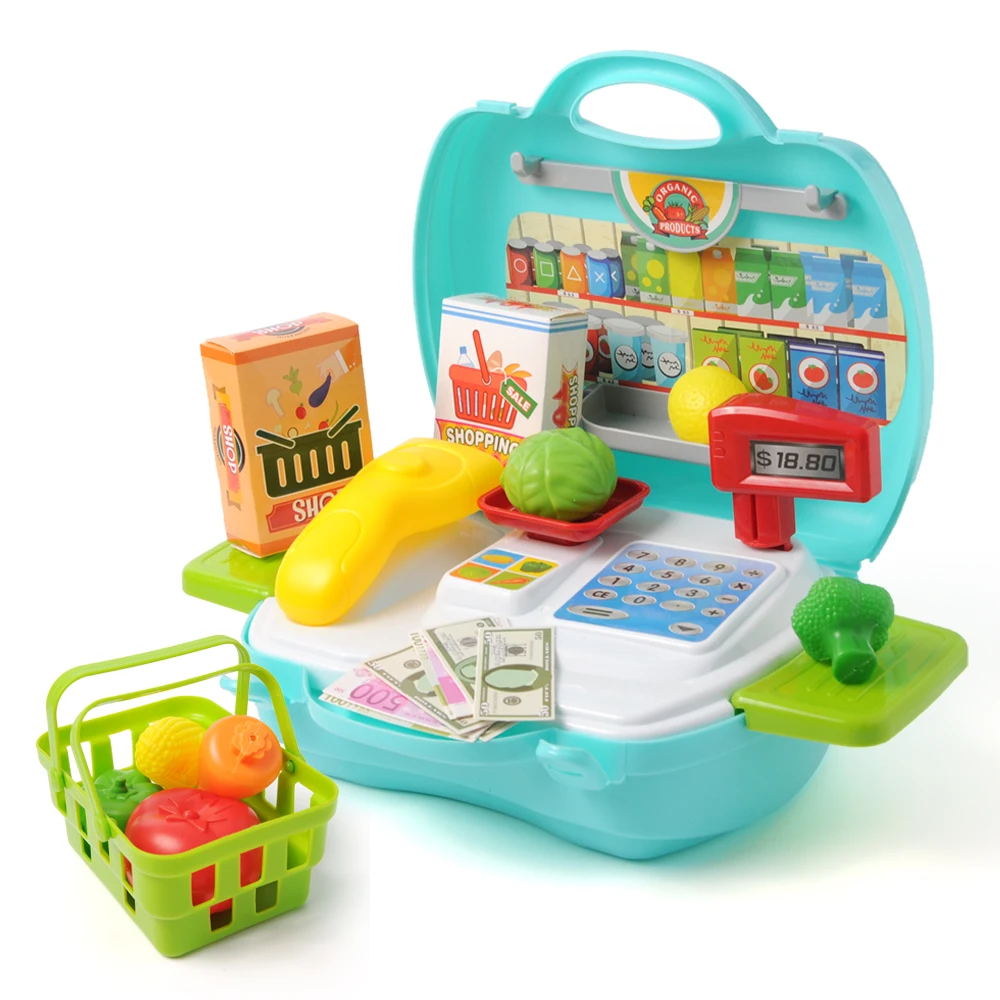 Наборы мини кассовых аппаратов для супермаркета игрушки детей кассовый аппарат