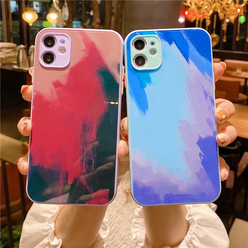 

Чехол из закаленного стекла для iPhone 11, 12 Pro, X, XR, Xs Max, SE 2020, 7, 8 Plus, 10 шт.