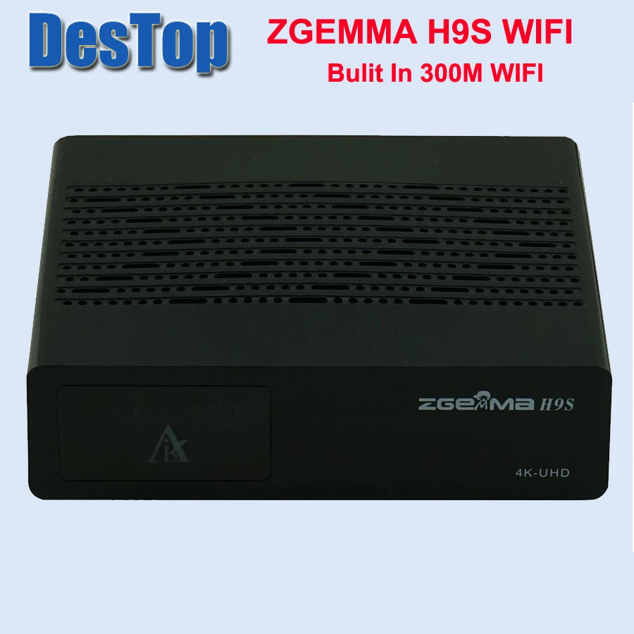 Zgemma-Star 1 шт./лот ZGEMMA H9S bulit in 300M wifi DVB-S2X Multistream 4K UHD поддержка ZGEMMA H9S спутниковый ресивер