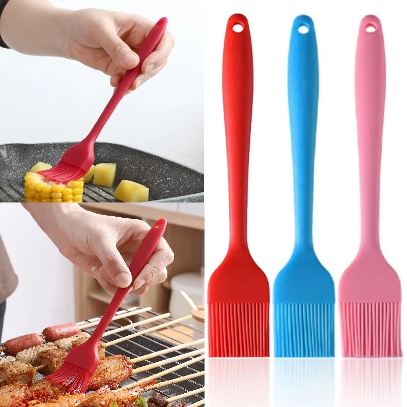 

Barbecue Brush Silicone Tools Home DIY Silicone Brush Food Grade Cake Baking Bread Oil Cream Cooking Brush Kitchen Accessories