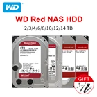 Жесткий диск Western Digital Red NAS 3,5 дюйма SATA HDD 2 ТБ 4 ТБ 6 ТБ 8 ТБ 10 ТБ 1 2 ТБ 14 ТБ 5400 обмин для Decktop