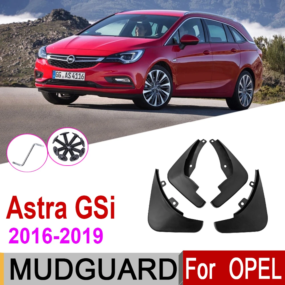 Mudflaps For Opel Vauxhall Astra K GSi OPC 2019 2018 2017 2016 Fender Mud Guard Splash Flaps Mudguards Accessories Holden Verano |