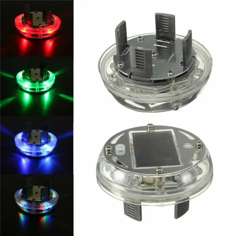 4 Color Light 12 Led Rgb Car Auto Solar Energy Flash Wheel Tire Rim For Decoration Colorful Atmosphere Lamp | Автомобили и
