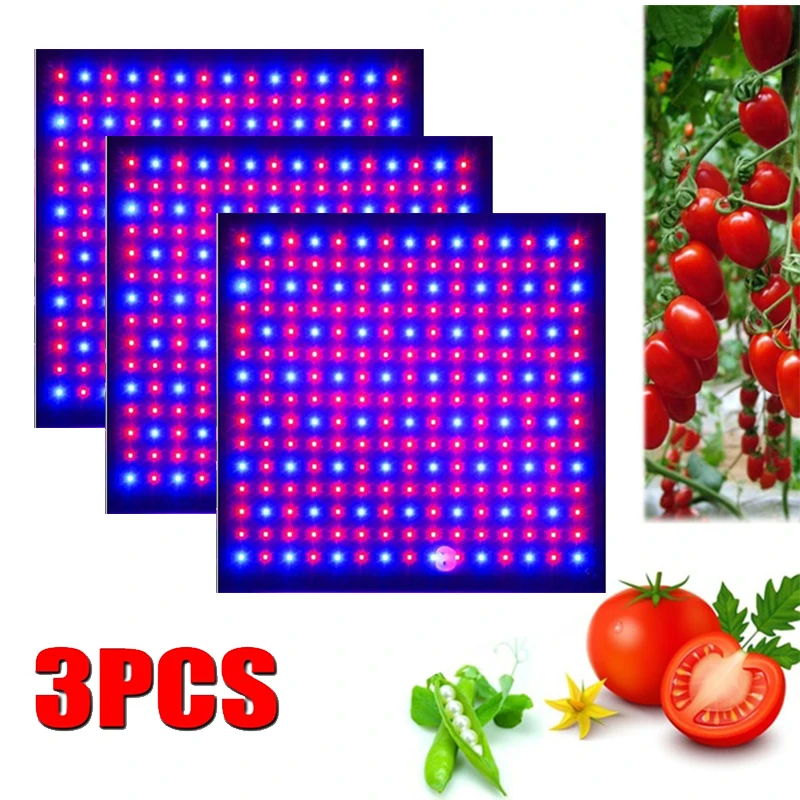 

3pcs LED Grow Light 1000W Lamp For Plants Full Spectrum Phyto Lamp Fitolampy Indoor Herbs Light For Greenhouse Led Grow Tent Box