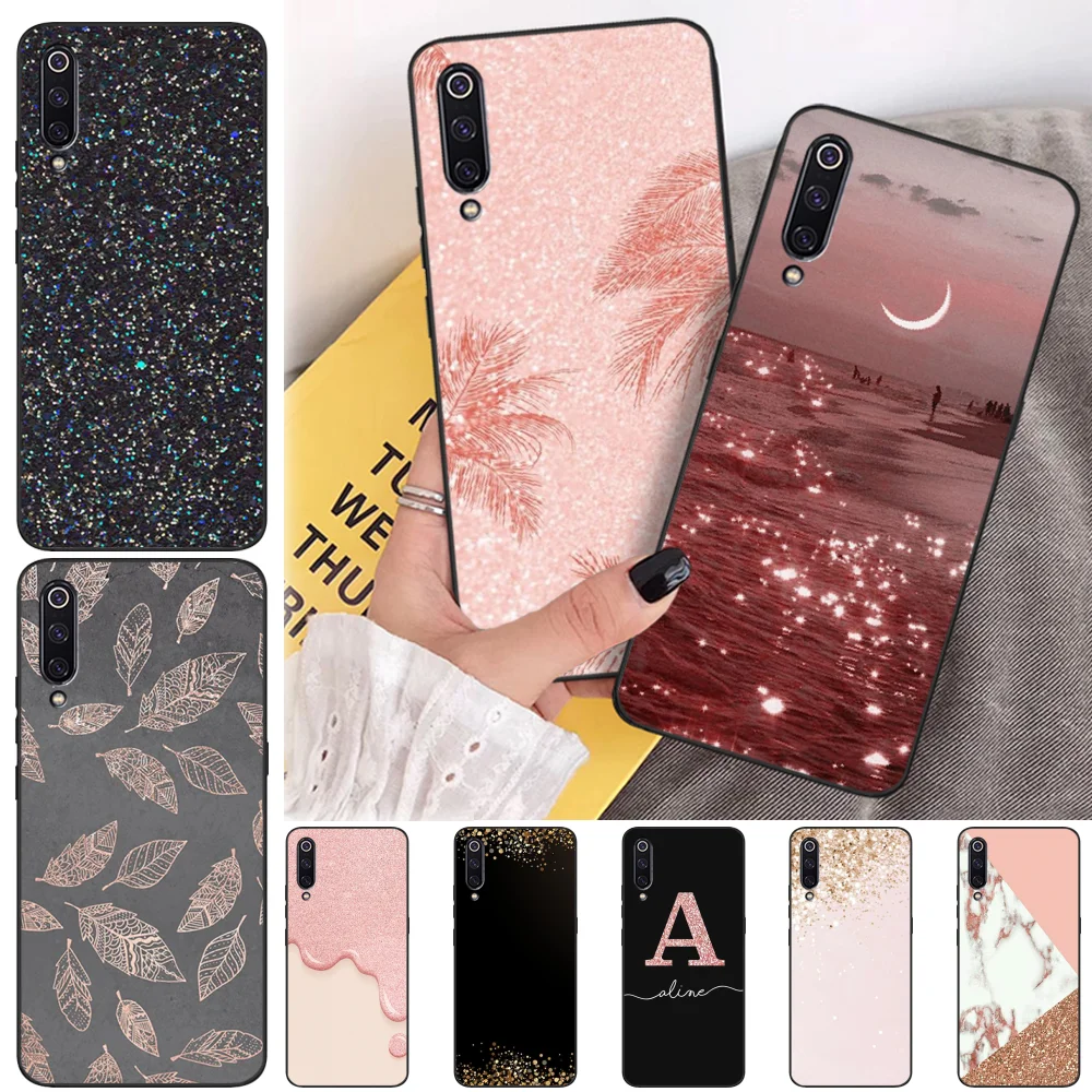 Чехол для телефона Viviana с золотым розовым блеском xiaomi mi 8 9 8SE 9SE 8Lite mix2 2S max2 3 Pocophone F1 |