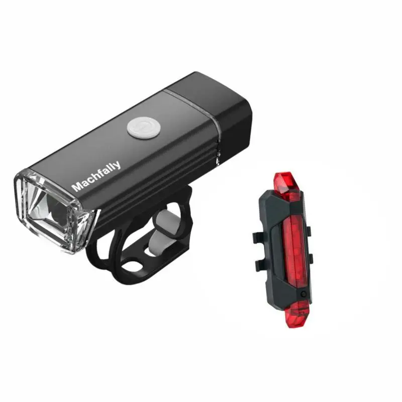 

Bike Bicycle Light USB LED Rechargeable Set Mountain Cycle Front Back Headlight Lamp Flashlight Tail light Waterproof Lights