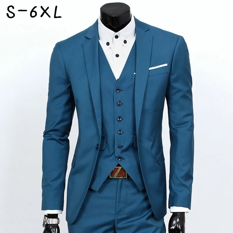 Мужской модный бутик трехкомпонентный пиджак блейзеры мужские деловые костюмы