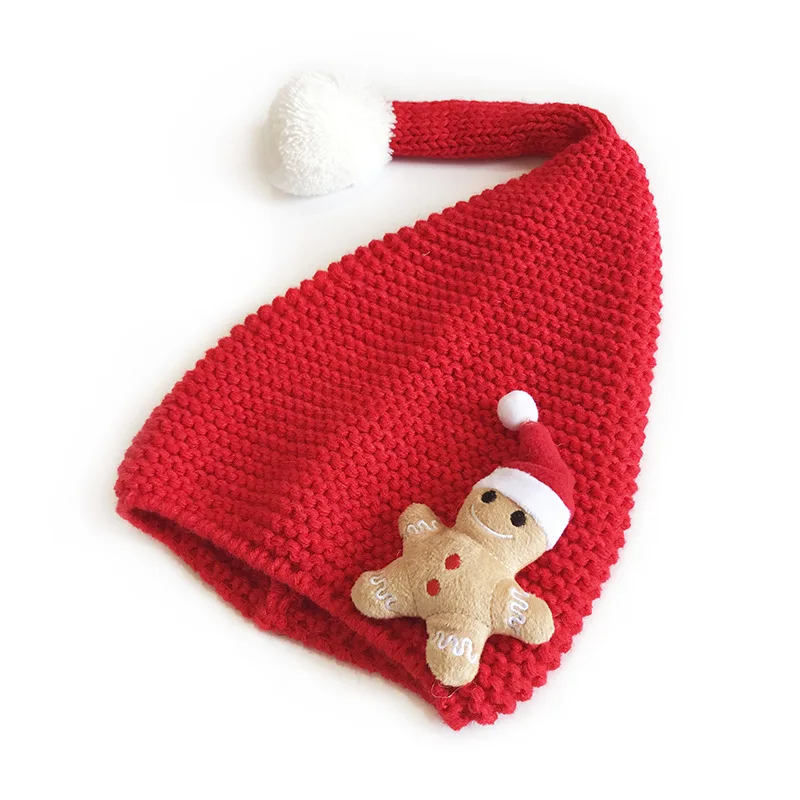 

Cute Knitted Baby Hat Cap Warm Baby Girl Boy Hat Beanie Winter Warm Kids Hat Baby Bonnet Muts Cute Christmas 2-8 Years