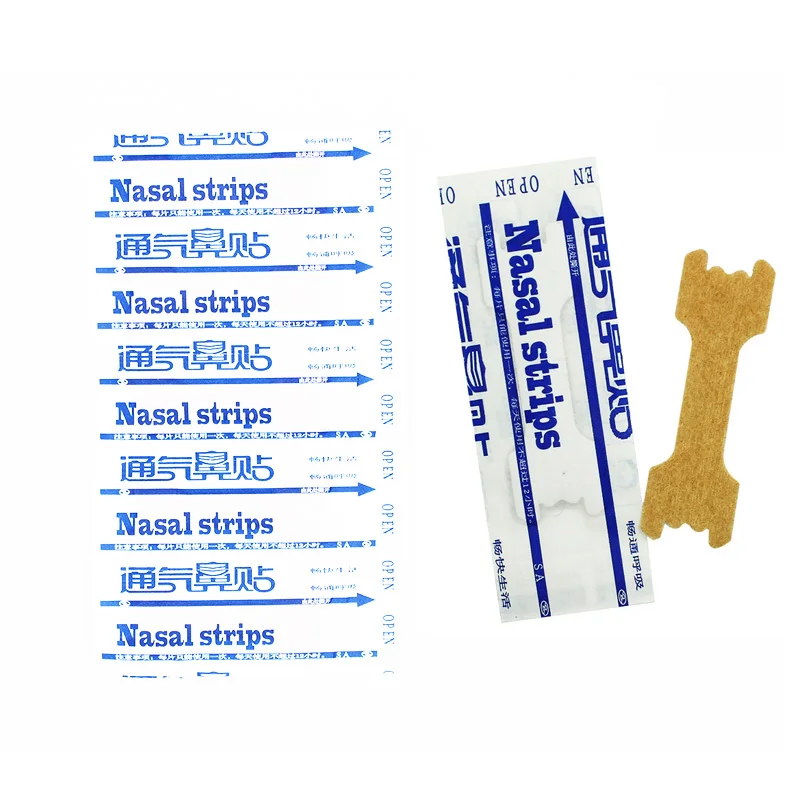 

50pcs/lot New 2019 Anti snoring Sleeping Nasal Strips Stop Snoring Easier Snore Stopper Strips Nose Patch Health Care sets