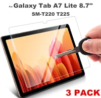 3piece screen protector for samsung galaxy tab a7 lite tempered glass protector for samsung tab a7 lite 2021 8 7inch t220 t225
