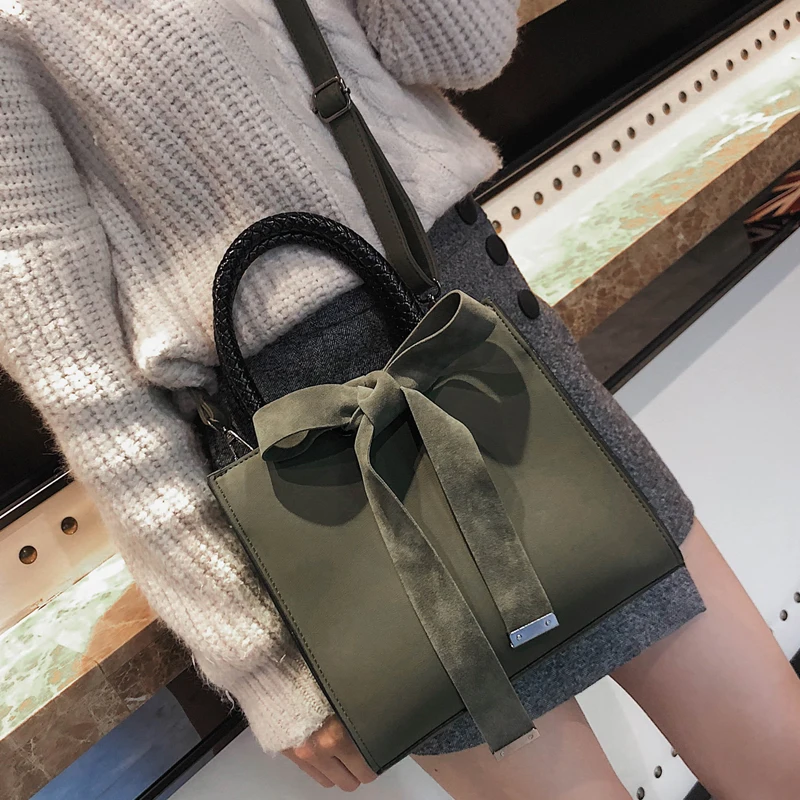

2020 new fashion fashion women's leather bag leisure versatile messenger bag frosted shoulder bag simple Handbag Tote Bag