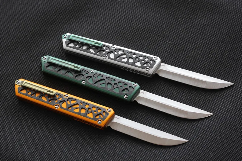 VESPA Dark star knife high quality Austria M390 steel blade Carbon fiber patch Handle outdoor Self-defense Survival hunting EDC