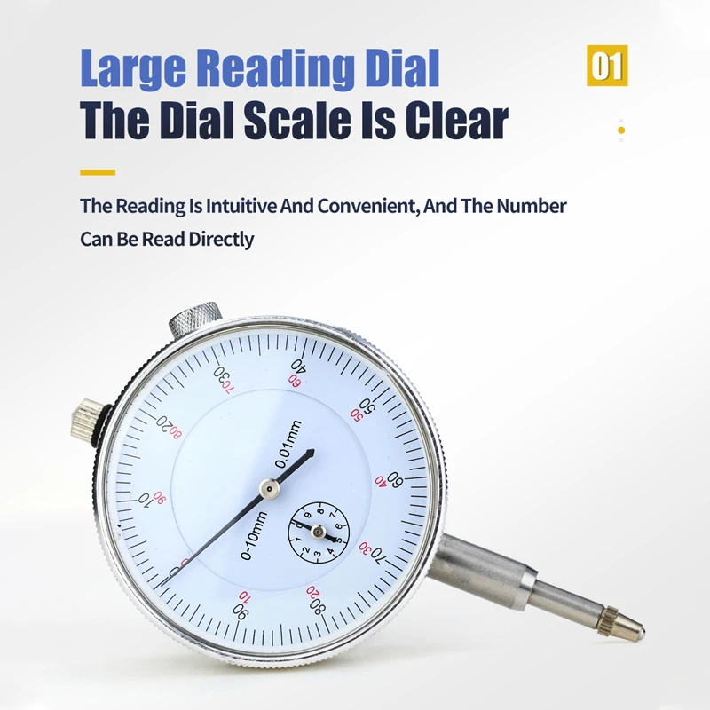 0-10mm/30mm Dial Indicator Bore Gauge Precision 0.01mm Micrometer Tool Hour Type Measurement Instrument |