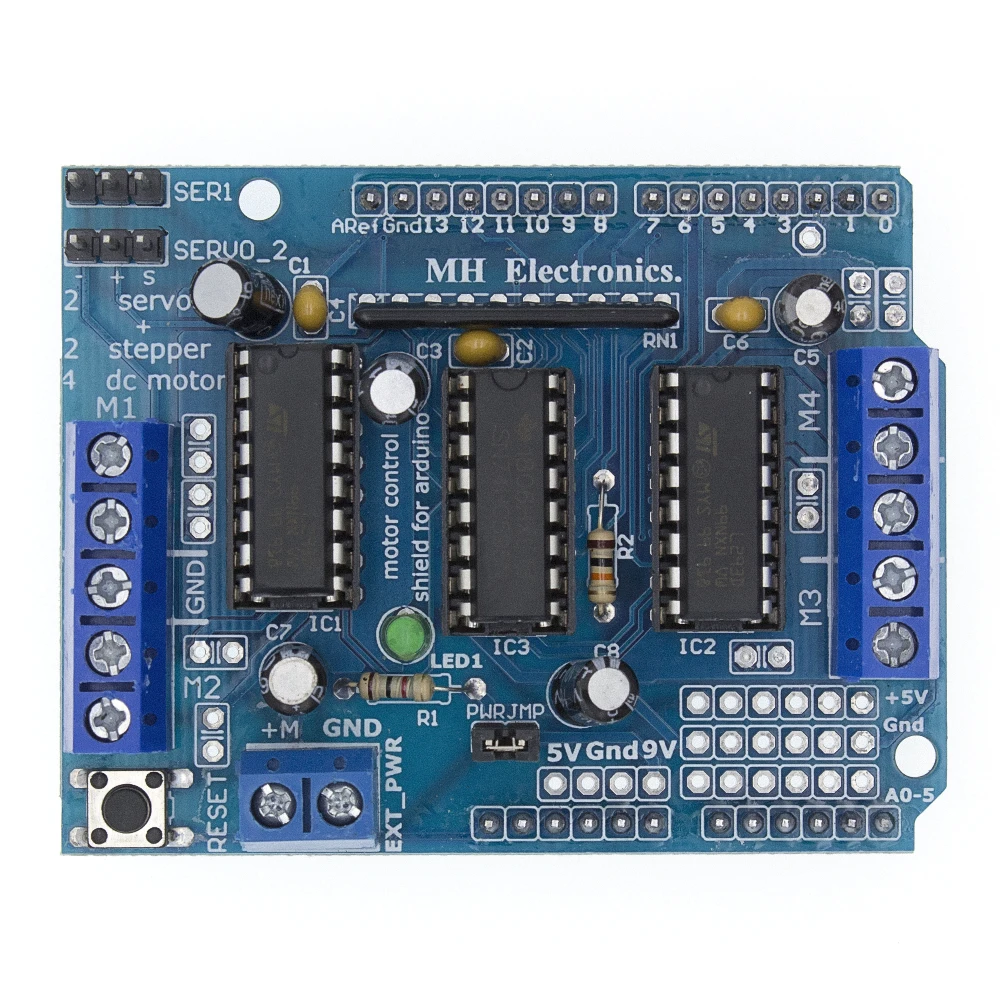 Плата расширения с двигателем L293D щит управления Duemilanove Mega 2560 и UNO|uno shield|uno boardboard