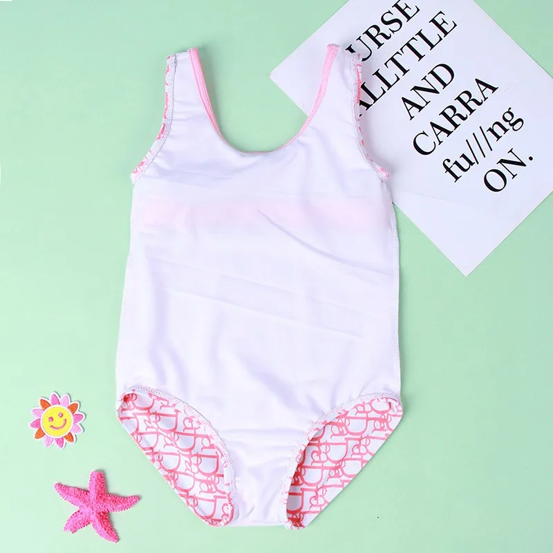 Детский купальный костюм 2021 Новых Девочек Цельный Купальник Горячая праздника
