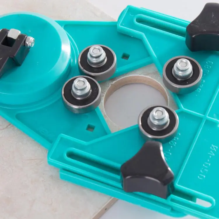 

Kuulee Adjustable Ceramic Tile Glass Hole Sawing Machine Guide Opening Positioner 4mm-83mm