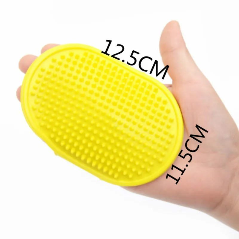 1PCS Soft cat and dog bath brush rubber glove comb hair massage pet shower comfortable supplies@3 | Дом и сад